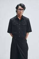 Kohl Co-Linen Men's Flap Pocket Shirt view 1