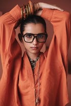 Marigold Co-Linen Dolman Shirt view 6