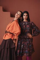 Marigold Co-Linen Dolman Shirt view 7