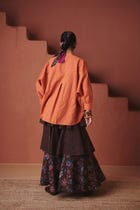 Marigold Co-Linen Dolman Shirt view 8