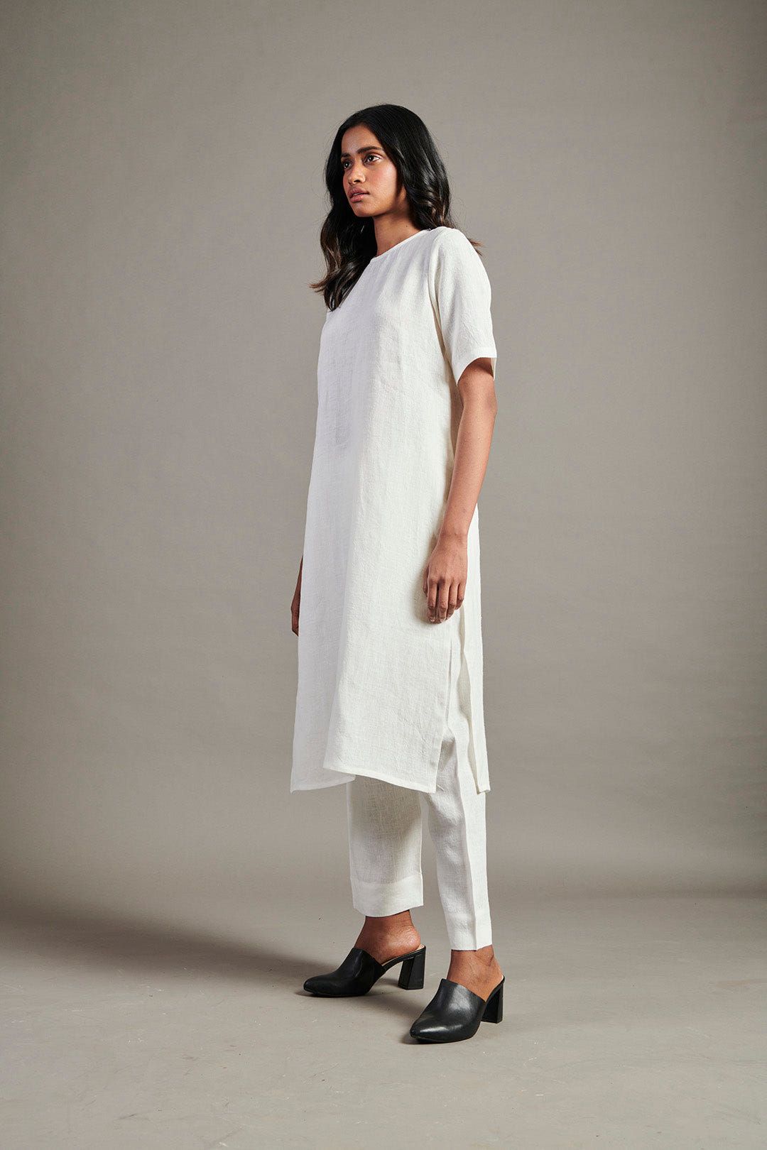 Taj Co-Linen Half Sleeves Kurta - image 2