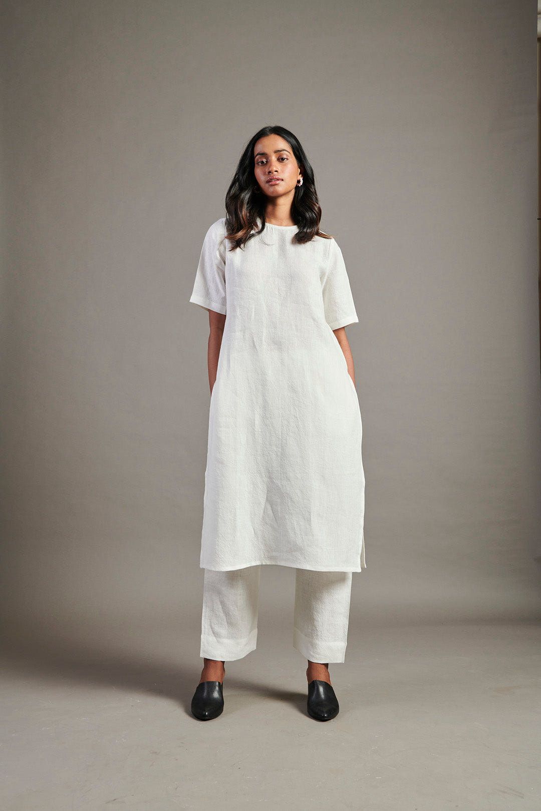 Taj Co-Linen Half Sleeves Kurta - image 4