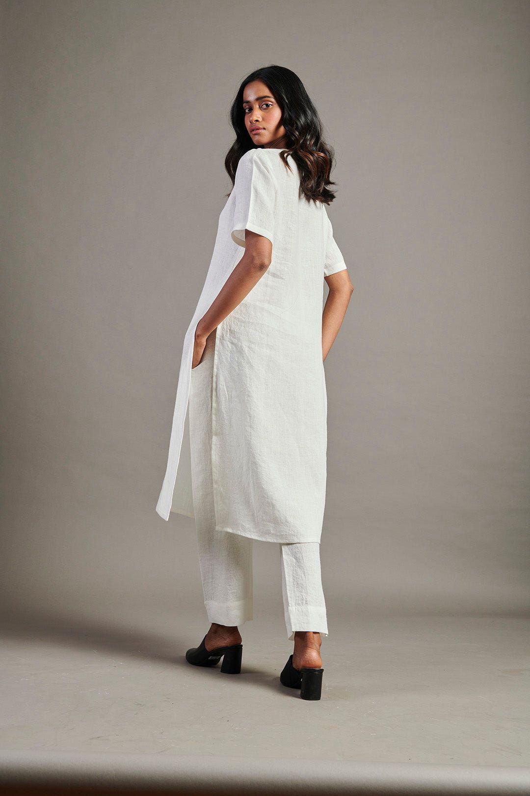 Taj Co-Linen Half Sleeves Kurta - image 5