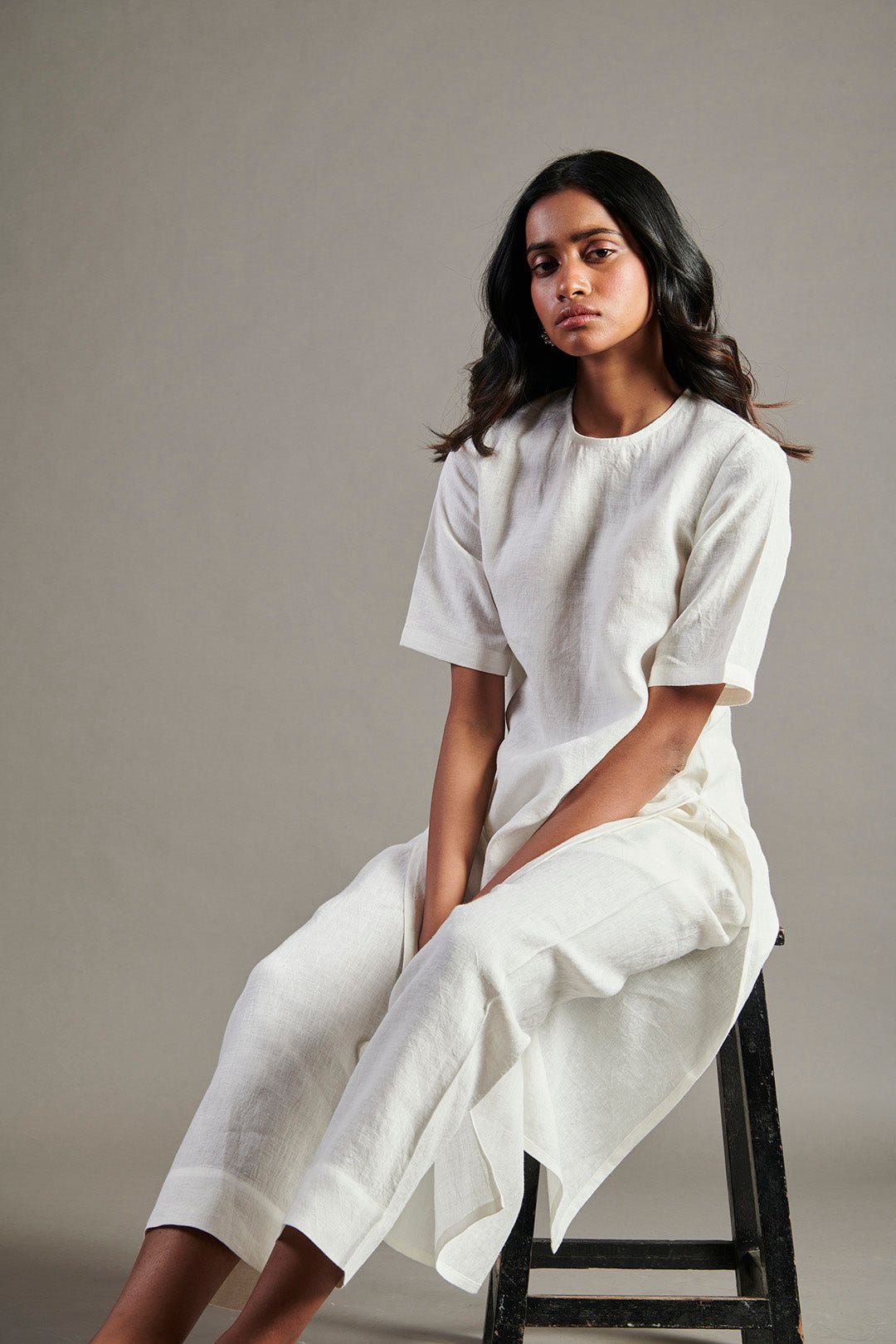 Taj Co-Linen Half Sleeves Kurta - image 7