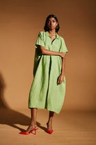Pista Linen Kaftan Dress view 1