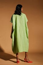 Pista Linen Kaftan Dress view 5