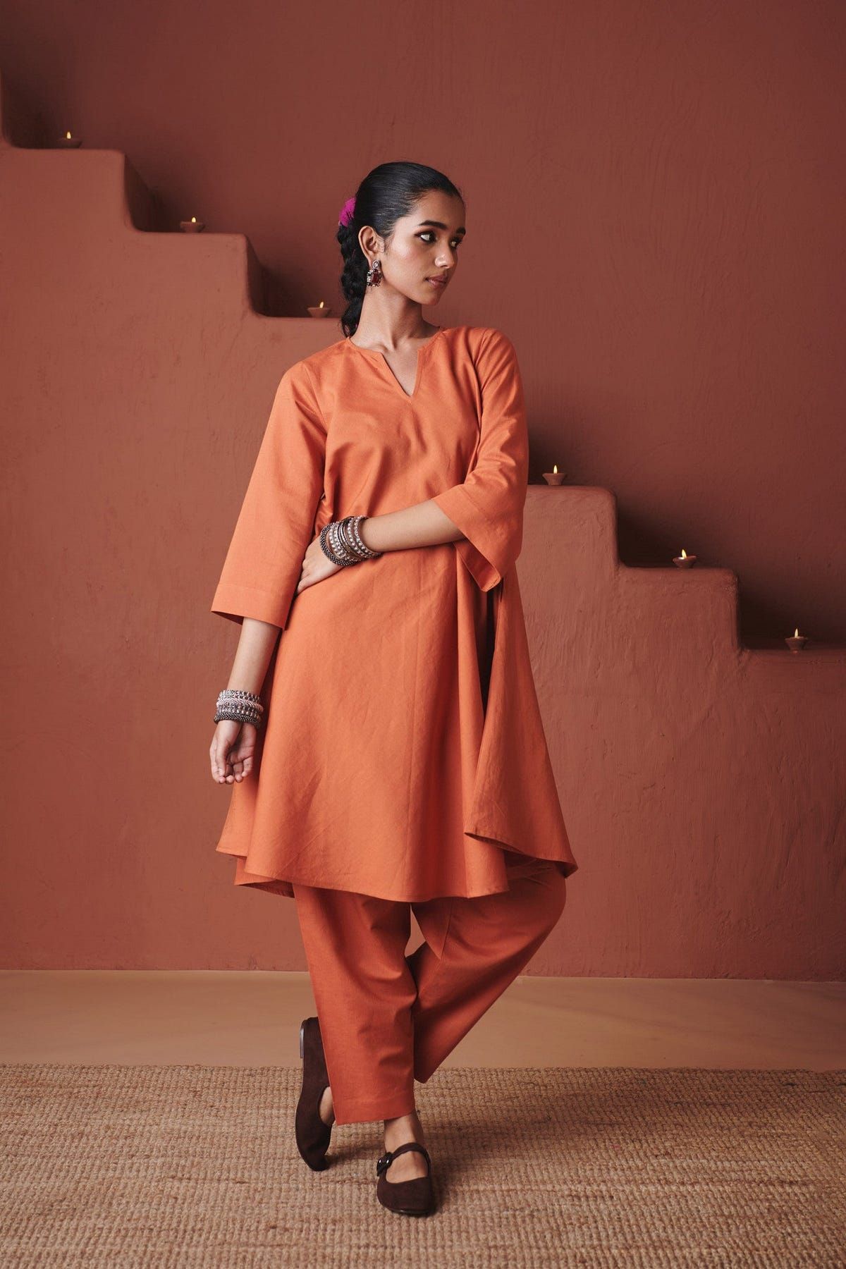 Marigold Co-Linen Salwar - Sale - image 2