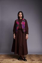 Co-Linen Patchwork Kantha Waistcoat view 4