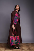 Co-Linen Patchwork Kantha Waistcoat view 9