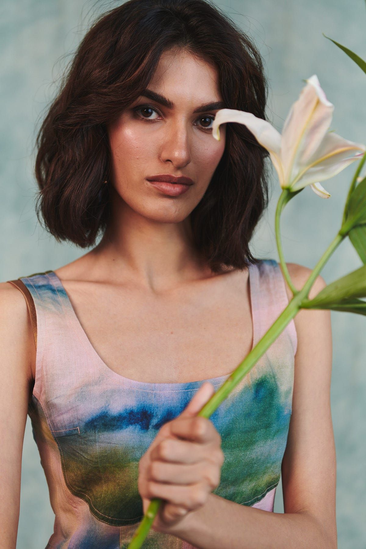 Prism Co-Linen Panelled Dress - image 8