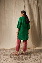 Surekha Linen Drawstring Pants - Sale view 2