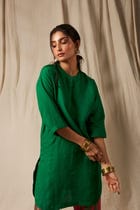 Surekha Linen Drawstring Pants - Sale view 7
