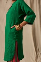 Surekha Linen Drawstring Pants - Sale view 8