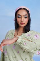 Pista Linen Billow Shorts Set view 7