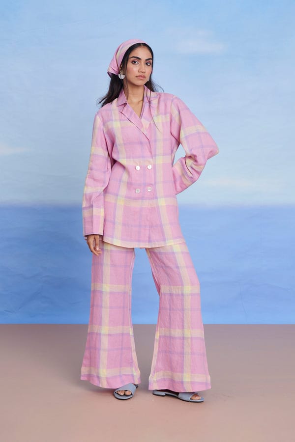 Saphed — Cassata Linen Blazer Shirt - Sale