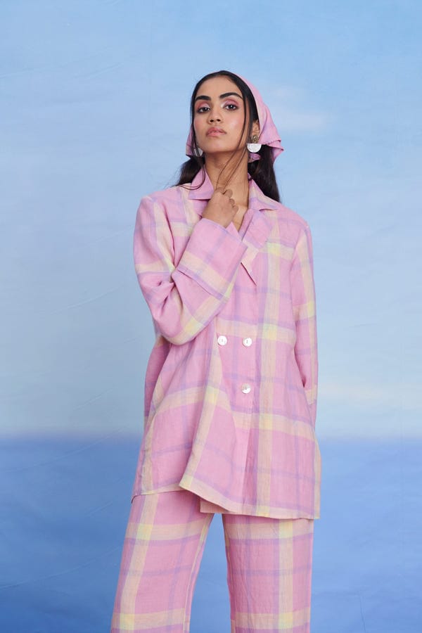 Saphed — Cassata Linen Blazer Shirt - Sale