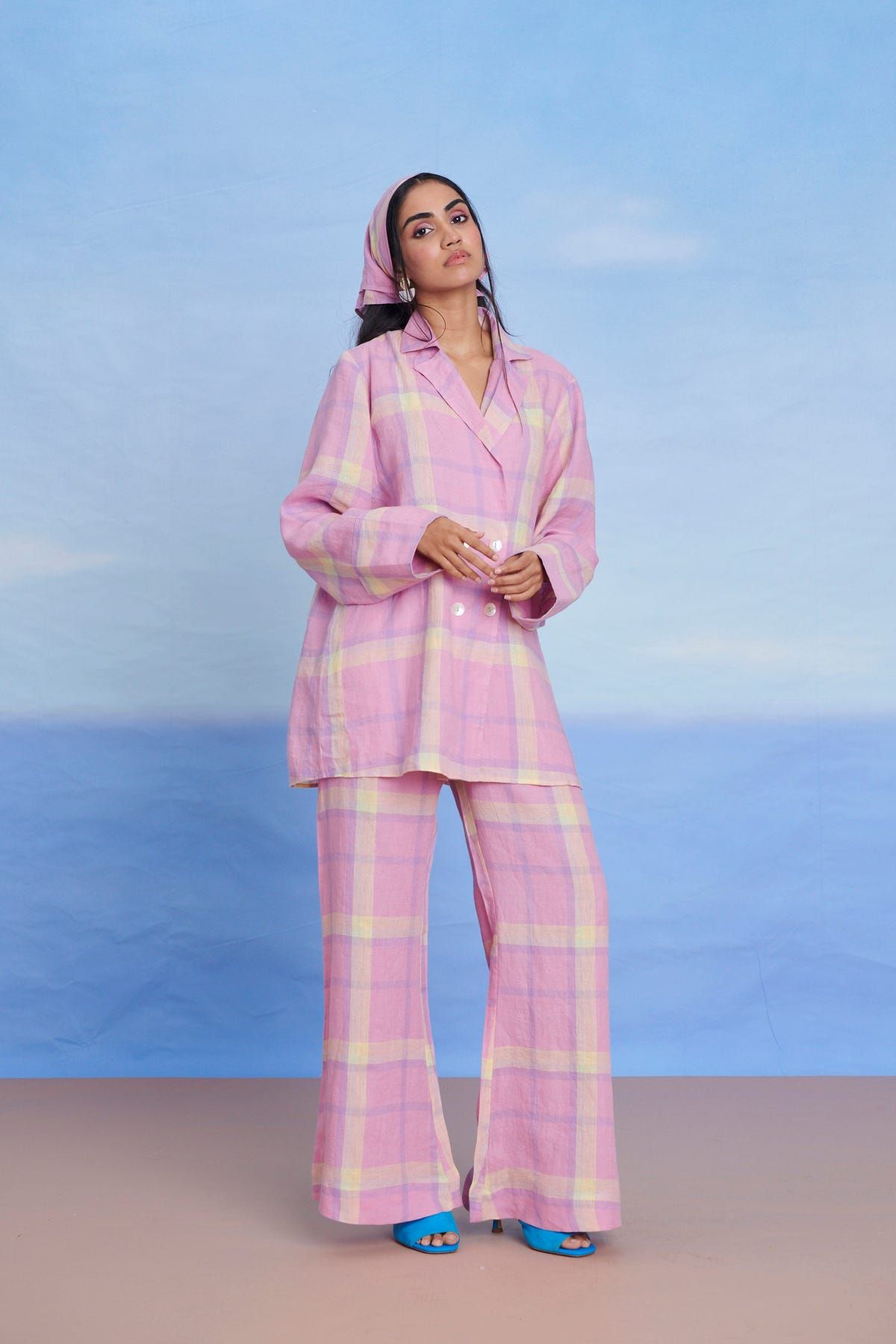 Cassata Linen Blazer Shirt - Sale - image 7