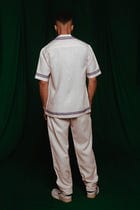 Foliage Co-Linen Men's Camp Collar Shirt view 3