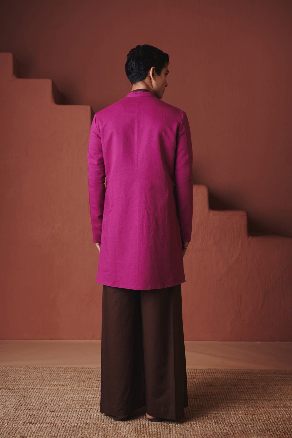 Rani Linen Men's Long Jacket - image 10