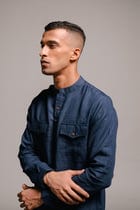 Indigo Linen Men's Saif Kurta Set view 6