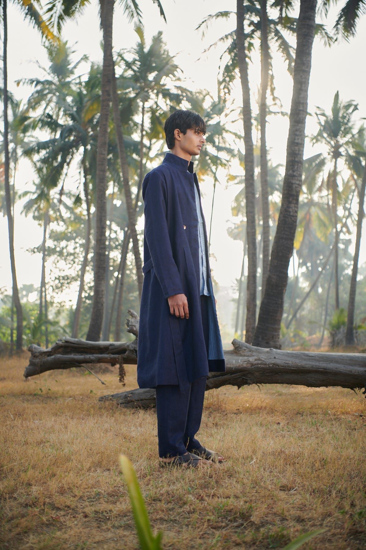 Neel Linen Men’s Summer Trench - image 3
