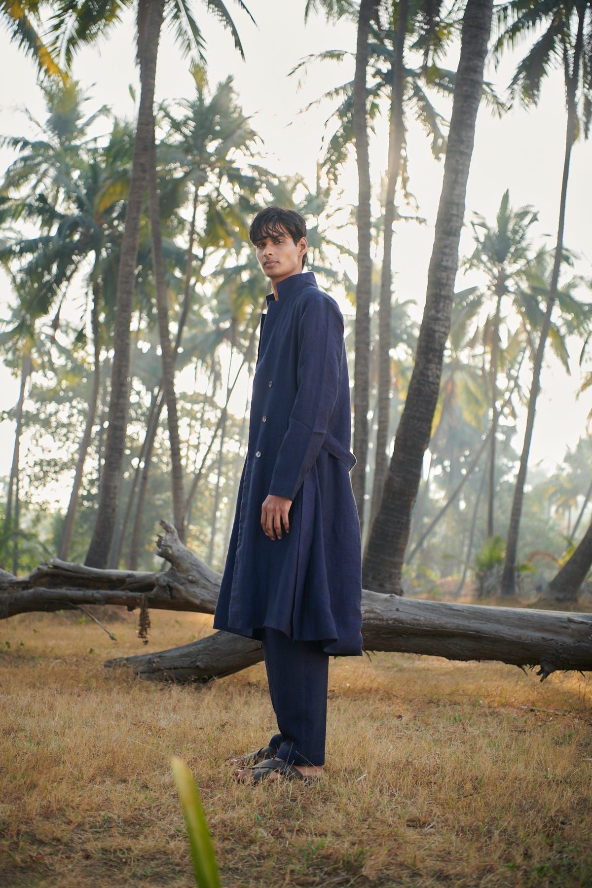 Neel Linen Men’s Summer Trench - image 5