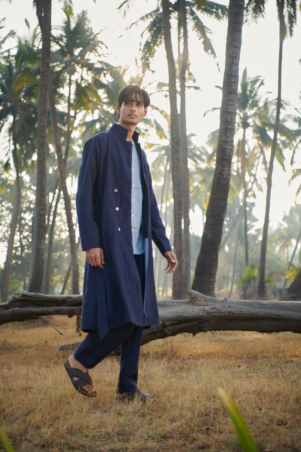 Neel Linen Men’s Summer Trench - image 8