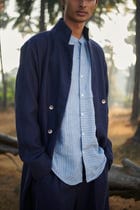 Neel Linen Men’s Summer Trench view 10