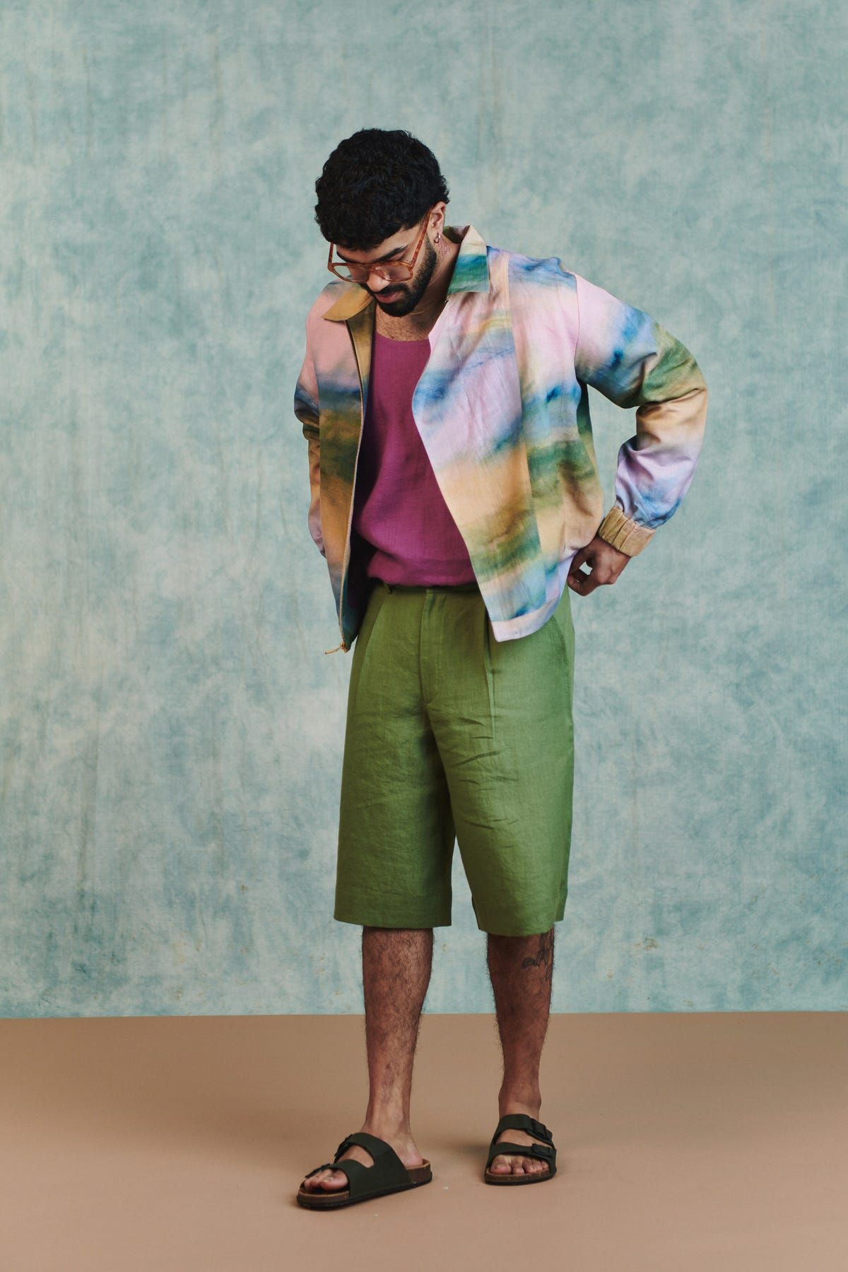 Prism Co-Linen Men's Flap Jacket - image 4