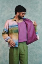 Prism Co-Linen Men's Flap Jacket view 7