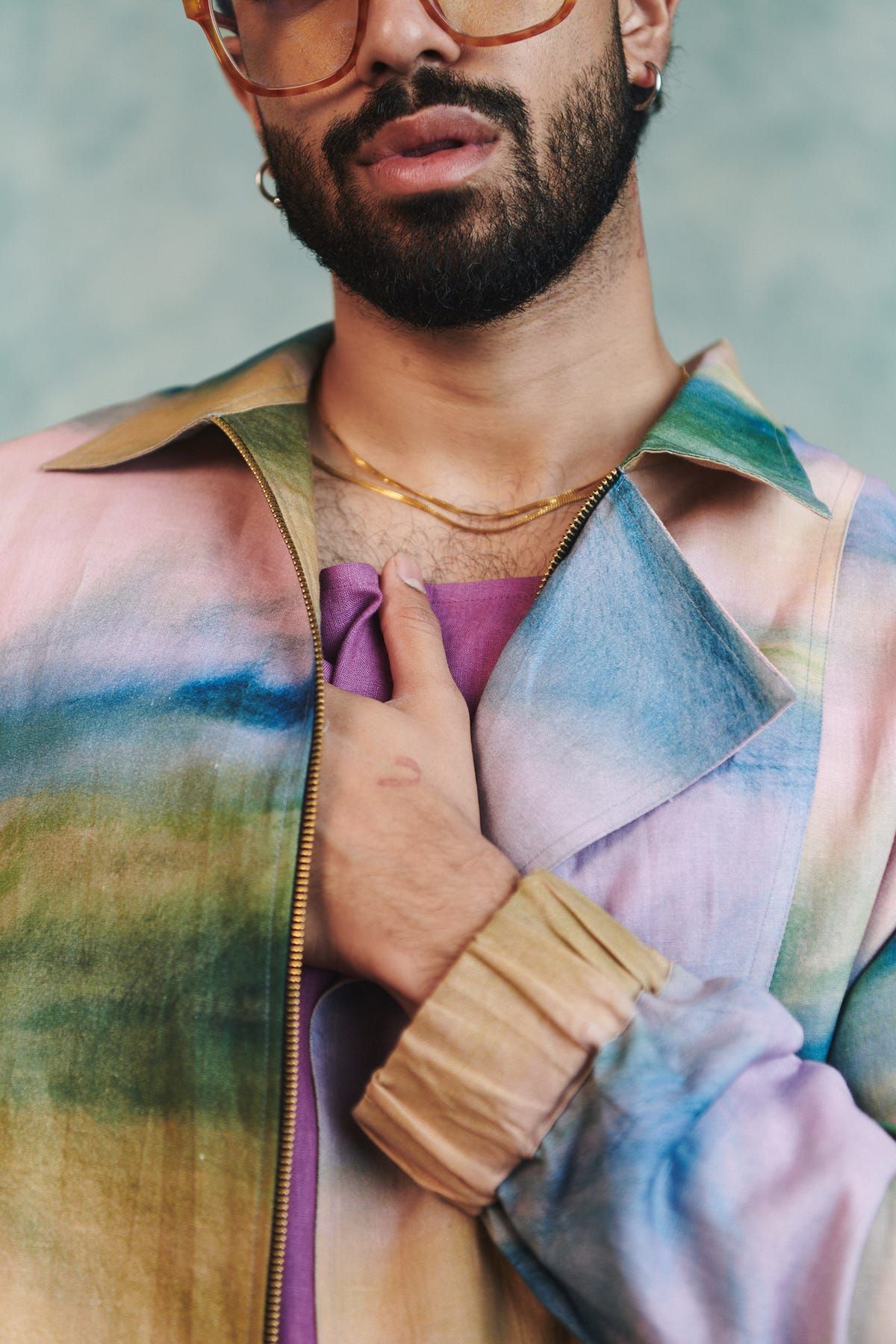Prism Co-Linen Men's Flap Jacket - image 8