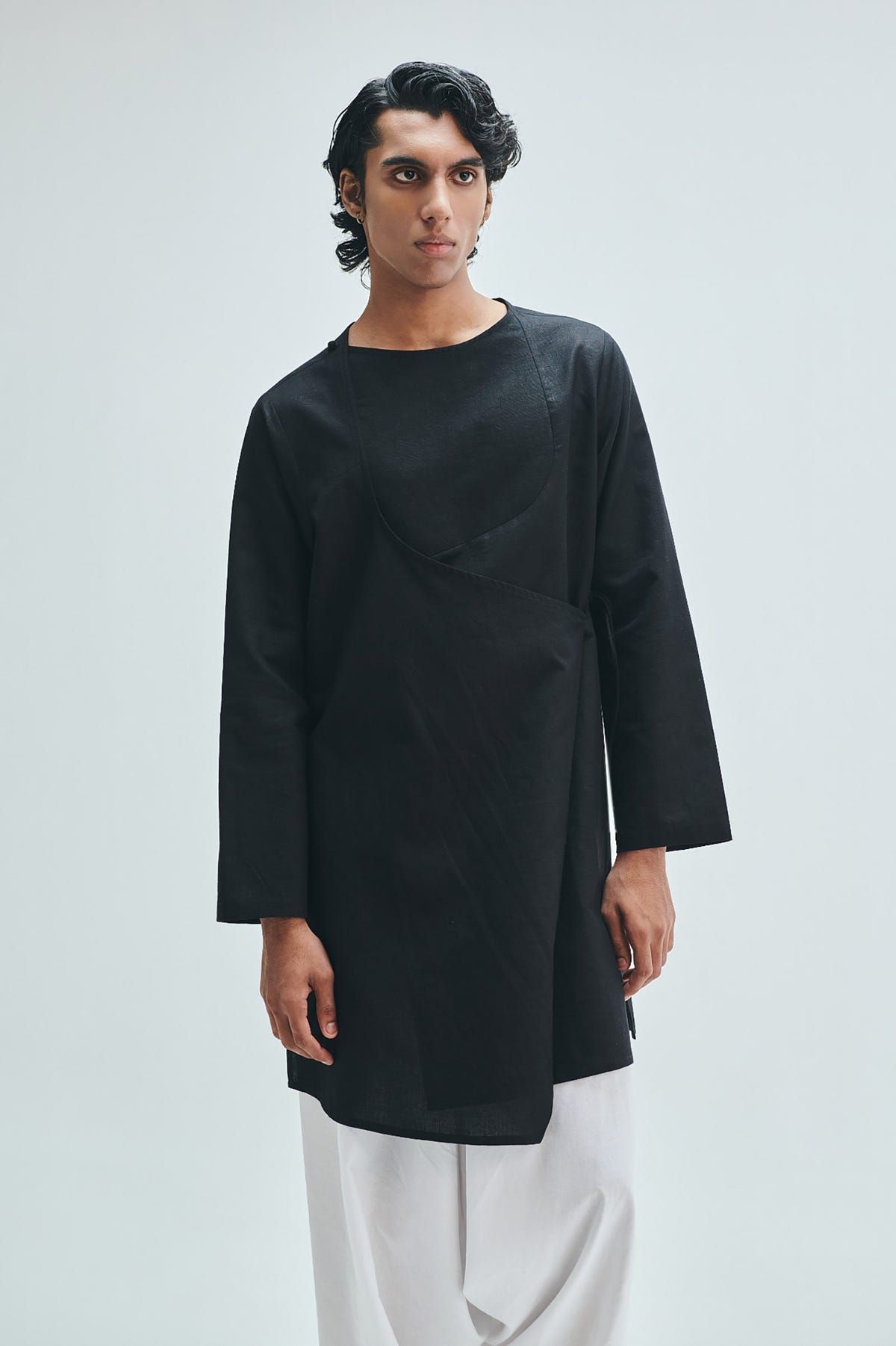 Kohl Co-Linen Men's Angrakha Kurta Set - image 2