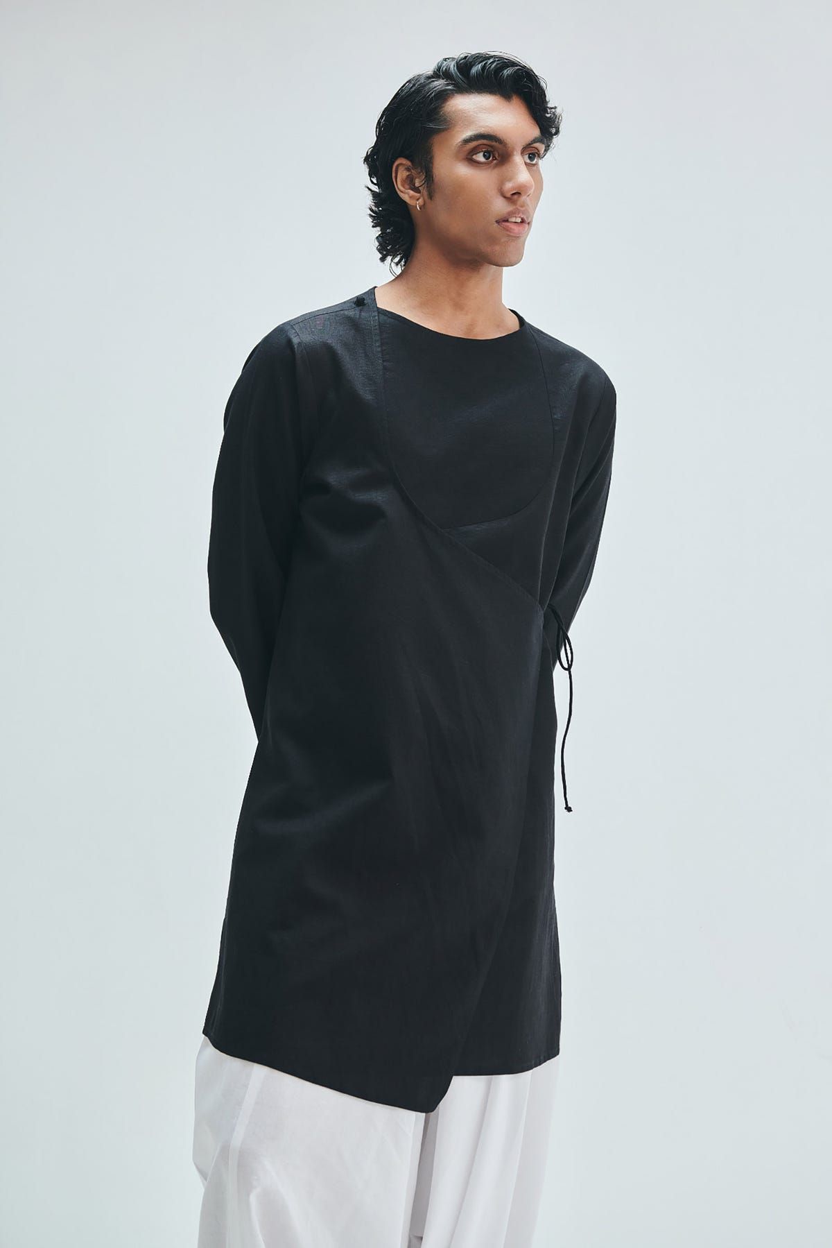 Kohl Co-Linen Men's Angrakha Kurta Set - image 5
