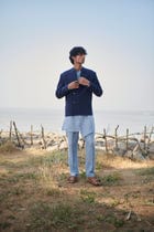 Neel Linen Men’s Bandhgala Jacket view 4