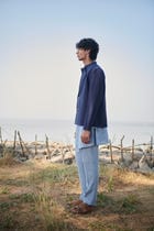 Neel Linen Men’s Bandhgala Jacket view 5