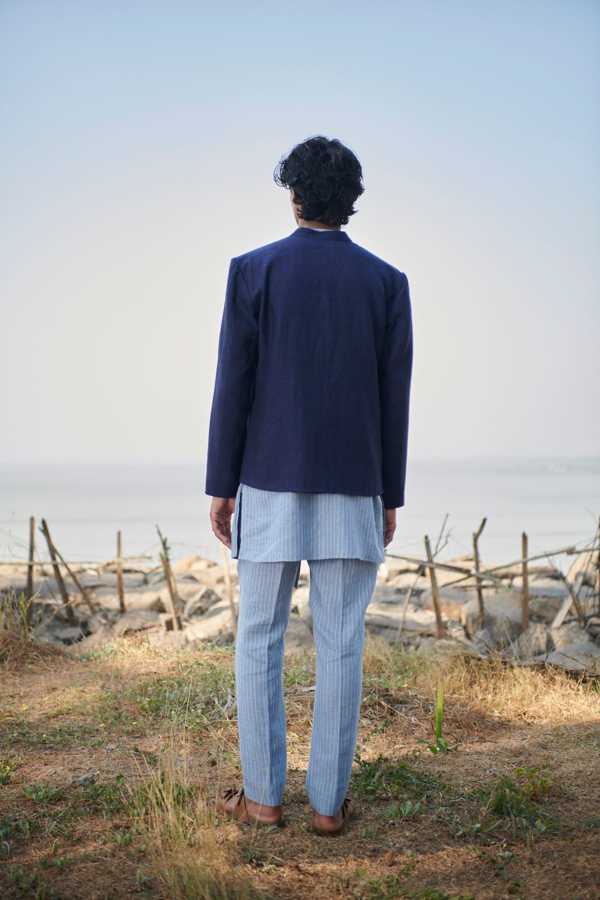 Neel Linen Men’s Bandhgala Jacket - image 8
