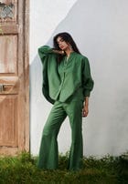Thyme Co-Linen Dolman Shirt - Sale view 3