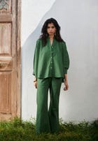 Thyme Co-Linen Dolman Shirt - Sale view 8
