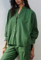 Thyme Co-Linen Dolman Shirt - Sale view 9