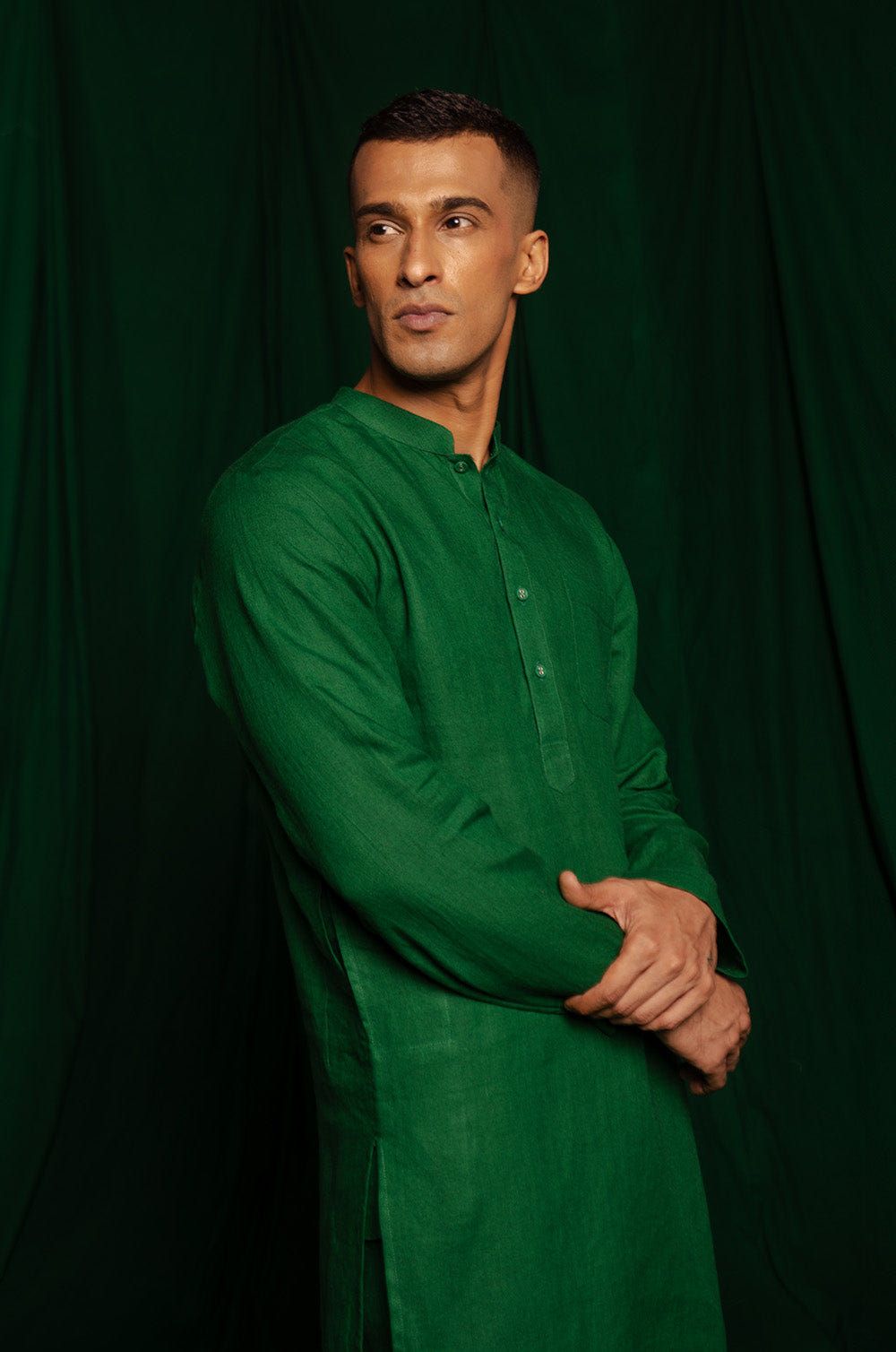 Panna Linen Men's Classic Kurta - image 6