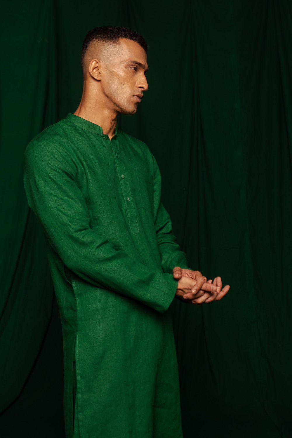 Panna Linen Men's Classic Kurta - image 7