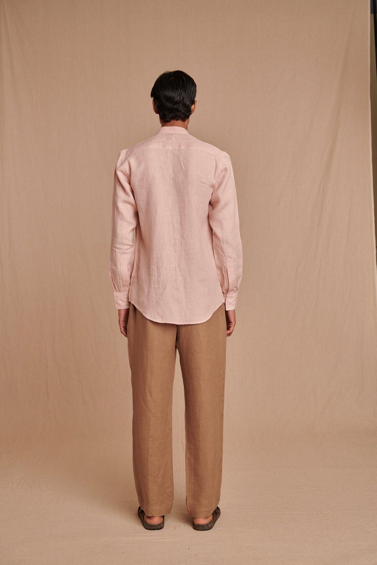 Blush Linen Men's Oxford Shirt – Slim Fit - Sale - image 7