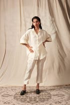 Taj Co-Linen Pleated Pants - Sale view 1