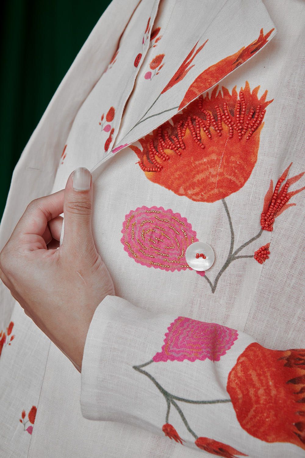 Wildflower Co-Linen Jacket - image 5