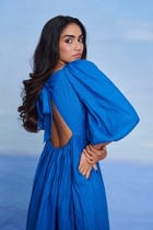 Santorini Linen Front Twist Dress - Sale view 5