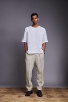 Taj Co-Linen Men's Woven T-shirt view 1