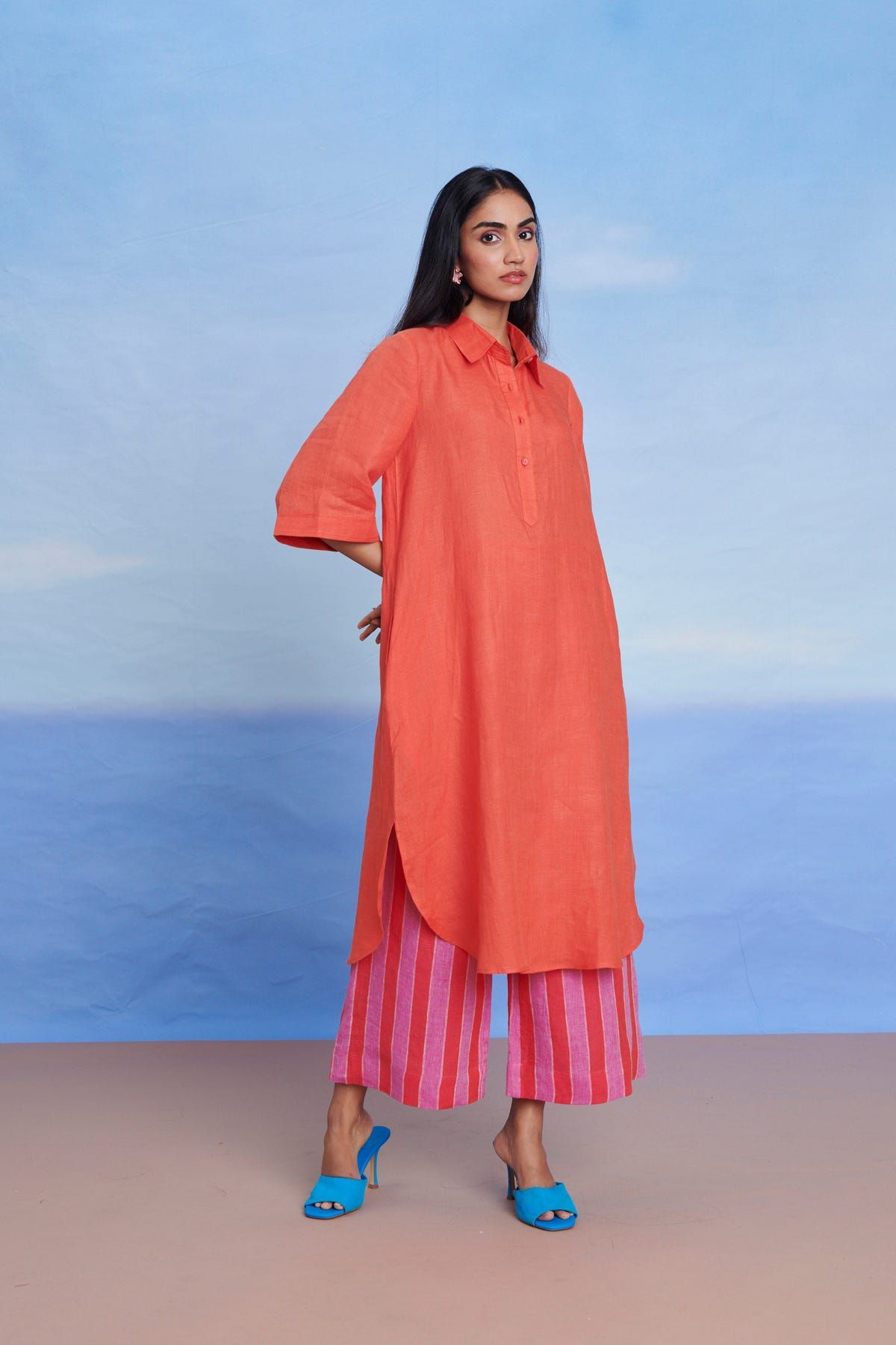 Amalfi Linen Palazzo Pants - Sale - image 1