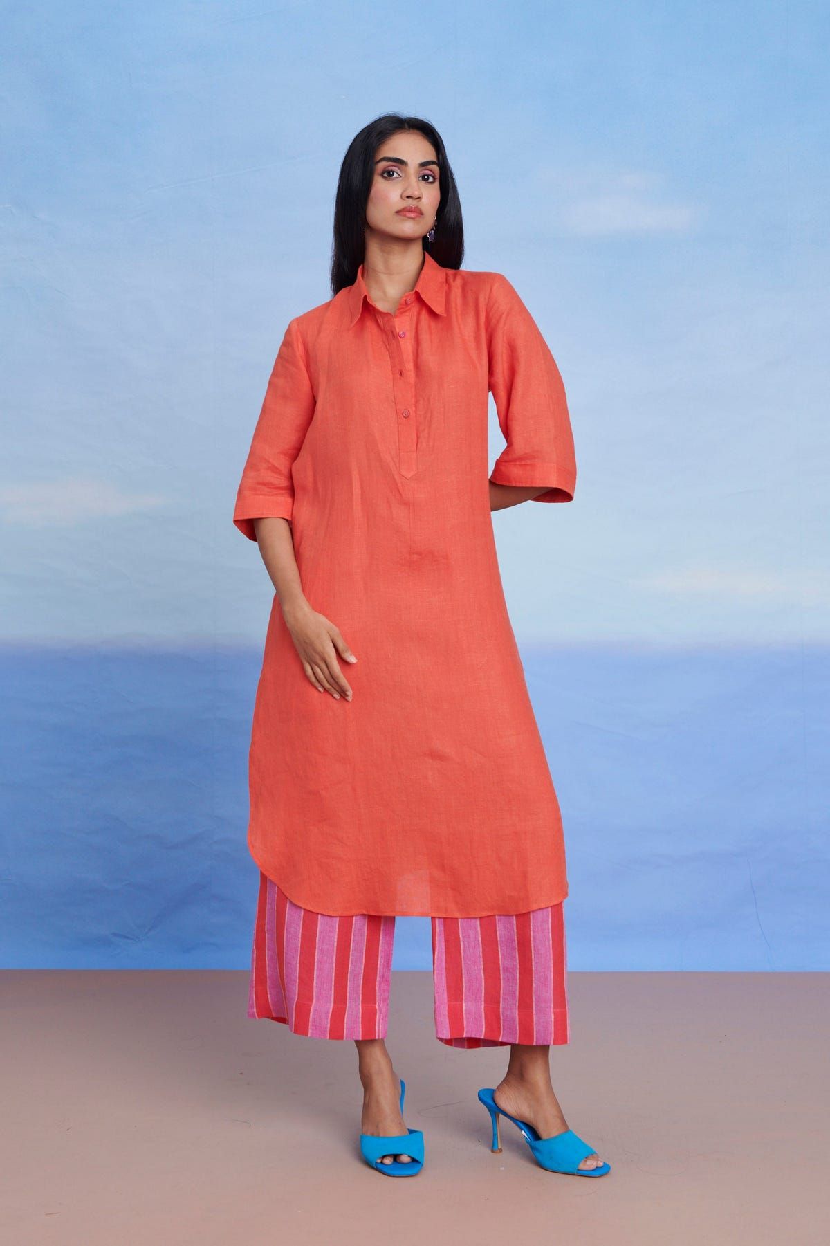 Amalfi Linen Palazzo Pants - Sale - image 4