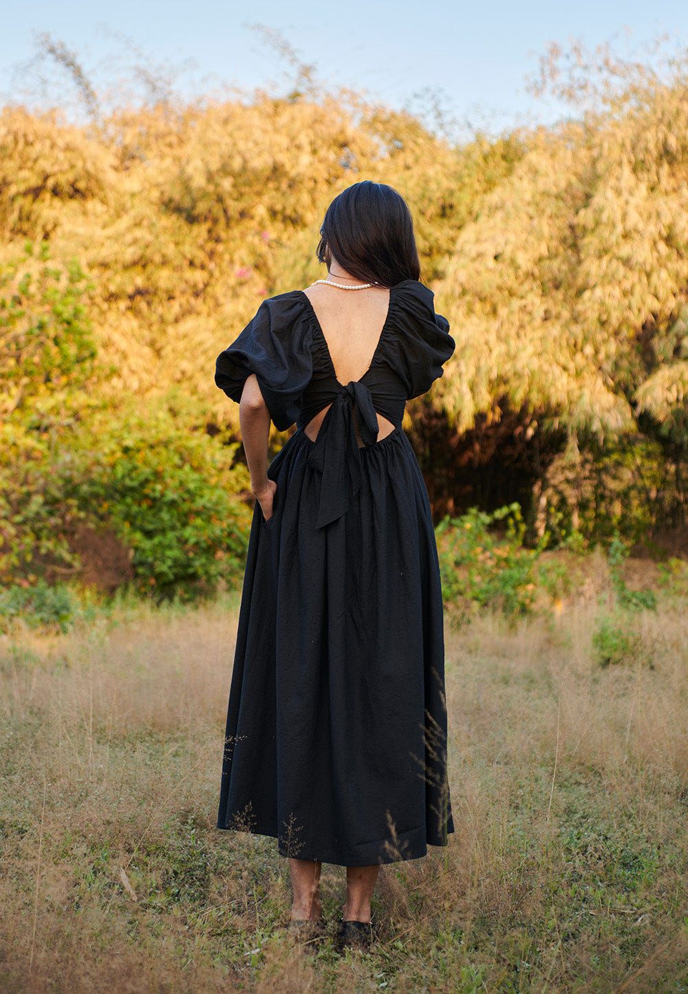 Kohl Co-Linen Front Twist Dress - image 2
