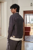 Graphite Linen Men's Jacket and Jogger Set view 3